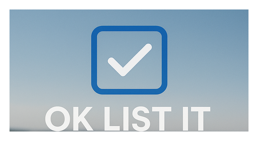 OK List It logo